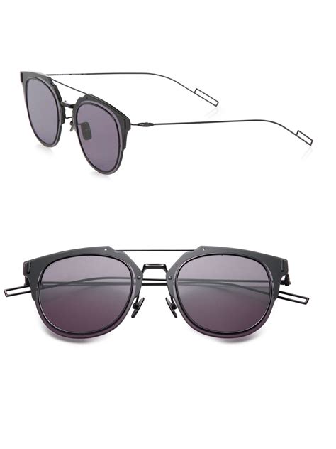 dior homme composit 1.0 black|Dior composit 1.0 sunglasses Dior Homme Black in Metal.